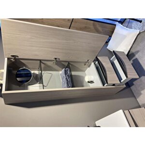 Vento 40 Cm, Dublin, Banyo Boy Çamaşır Dolabı
