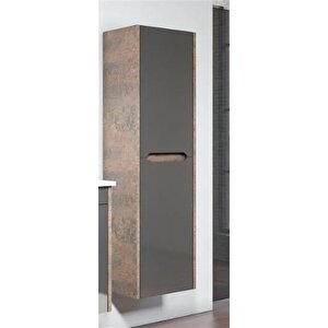 Lago 40 Cm Antrasit Banyo Boy Çamaşır Dolabı