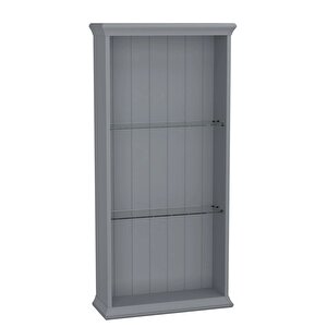 Vitra Valarte Boy Dolabı Krom Kulplu, 55 Cm, Mat Gri (sağ) 62244