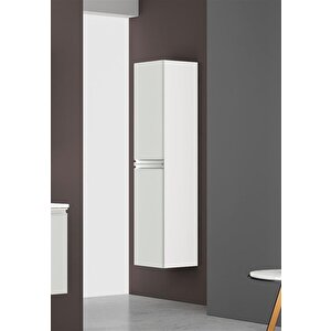 Terme Beyaz Banyo Boy Çamaşır Dolabı
