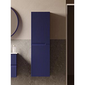 Moonlight 40 Cm Lacivert Banyo Boy Çamaşır Dolabı