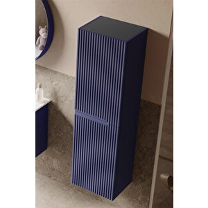 Moonlight 40 Cm Lacivert Banyo Boy Çamaşır Dolabı