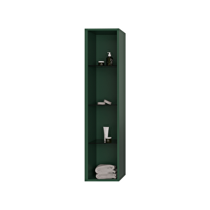 Milano 30 Cm Yeşil Banyo Boy Çamaşır Dolabı