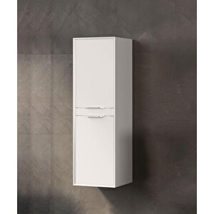 Clay 40 Cm Beyaz Banyo Boy Çamaşır Dolabı