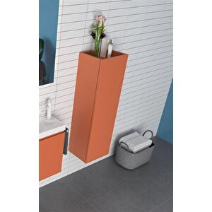 Ferla 30 Cm Tarçın Banyo Boy Çamaşır Dolabı