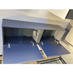 Nest 40 Cm Antrasit Banyo Boy Çamaşır Dolabı