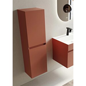 Lusso 40 Cm Tarçın Banyo Boy Çamaşır Dolabı