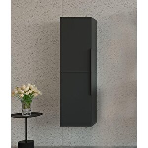 Pure 40 Cm Antrasit Banyo Boy Çamaşır Dolabı