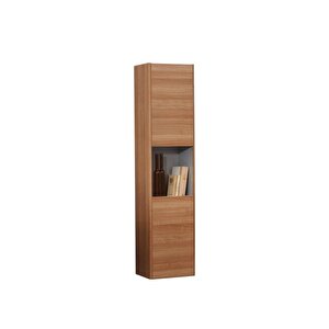 Duden 40 Cm Ceviz Banyo Boy Çamaşır Dolabı