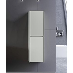 Lisbon 40 Cm Beyaz Banyo Boy Çamaşır Dolabı