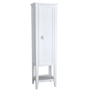 Vitra Valarte Boy Dolabı Krom Kulplu, 55 Cm, Mat Beyaz (sağ) 62243