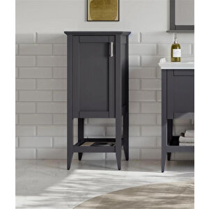 Bastle 47 Cm Antrasit Banyo Boy Çamaşır Dolabı