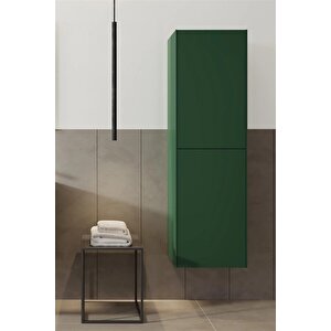 Milano 40 Cm Yeşil Banyo Boy Çamaşır Dolabı