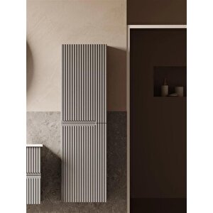 Moonlight 40 Cm Vizon Banyo Boy Çamaşır Dolabı