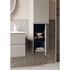 Moonlight 40 Cm Vizon Banyo Boy Çamaşır Dolabı