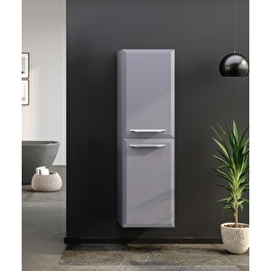 Nuvola 40 Cm Gri Banyo Boy Çamaşır Dolabı