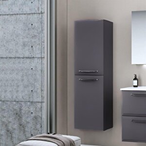 Nuvola 40 Cm Antrasit Banyo Boy Çamaşır Dolabı