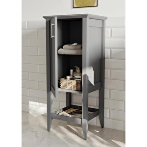 Bastle 47 Cm Gri Banyo Boy Çamaşır Dolabı