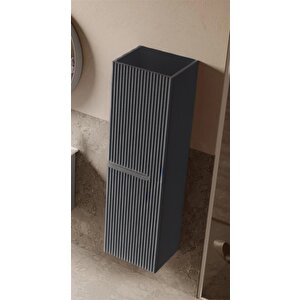 Moonlight 40 Cm Antrasit Banyo Boy Çamaşır Dolabı