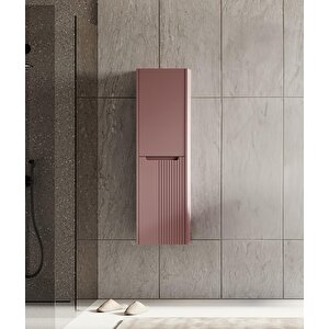 Biella 40 Cm Pudra Banyo Boy Çamaşır Dolabı
