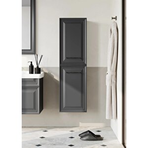 Design 40 Cm Antrasit Banyo Boy Çamaşır Dolabı