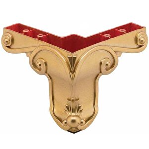 Mobilya Ayağı Plastik Aslan Altın 12cm (4 Adet)