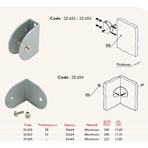 Kabin Bağlantısı U 13mm