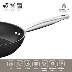 Dark Tava Yanmaz Yapışmaz Titanyum Kaplama - 28 cm