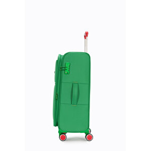 Benetton Büyük Boy Kumaş Valiz Yeşil Bnt2800