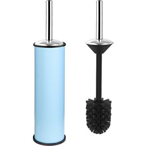 2'li Mavi Banyo Seti (çöp Kovası-tuvalet Fırçası)