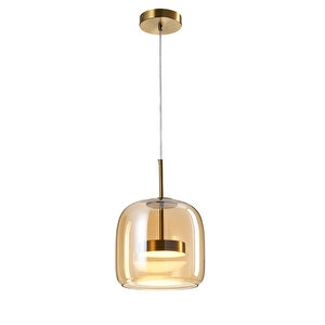 Brook 12 Watt 3000keskitme Bal Camlı Tekli Led Sarkıt Avize