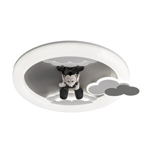 Moddy Ledli Mickey Desenli Plafonyer Çocuk Odası Avize