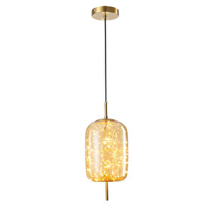 Lewi 10 Watt 3000k Eskitme Bal Camlı Tekli Peri Led Sarkıt Avize