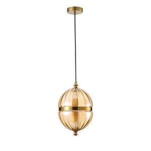 Dolly 6 Watt 3000k Ledli Bal Camlı Tekli Sarkıt Led Avize