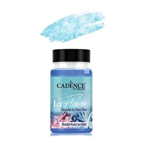 Icy Flower Si̇li̇nebi̇li̇r Buzlu Cam Efekti̇ If-05 Mavi̇ 90ml