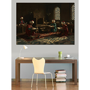 Sarayda Bilge Adamlar Dekoratif Kanvas - Mdf Ahşap Tablo