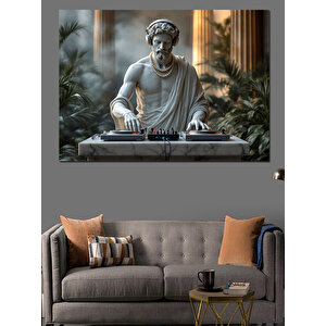 Klasik Heykel Dj Dekoratif Kanvas - Mdf Ahşap Tablo 50x70 cm