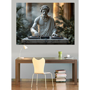Klasik Heykel Dj Dekoratif Kanvas - Mdf Ahşap Tablo 50x70 cm