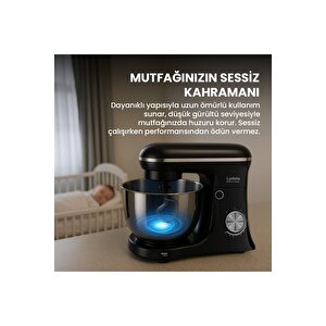 Kitchen Helper Pv-4700 1500w-5.2 Litre -10 Kademe Hız Ayarı Stand Mikser Hamur Yoğurma Makinesi
