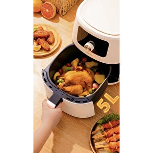 Airfryer 5 L Xxl Akıllı Yağsız Fritöz - Türkiye Garantili