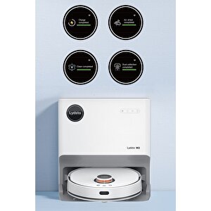 W2 Plus 8000 Pa Toz Toplama Üniteli Robot Süpürge - ( Türkiye Garantili )
