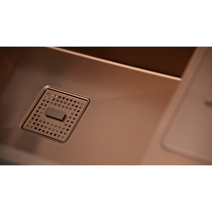 Lusso 1060 - Pvd Bakır Mutfak Eviyesi Bakır