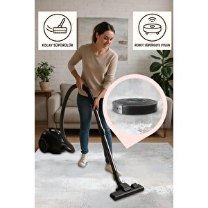 Yıkanabilir Halı – Gri; Bej; Krem – Soyut Desen, Pamuk Dokuma Taban, Makinede Yıkanabilir, Kolay Temizlenebilir, Toz Ve Tüy Tutmaz, Kaymaz, Evcil Hayvan Dostu