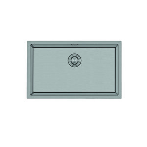 Stella 4460 - Nano Mat Gri Mutfak Eviyesi Mat Gri
