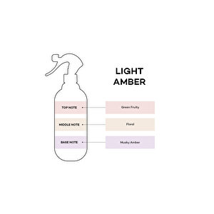 Light Amber Oda Ortam Sprey Koku 400 Ml