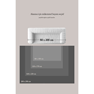 Modern Halı Özel Kesme Halı Salon Halısı Mutfak Halısı Yolluk Kolay Temizlenebilir Halı Bej Halı 80x300 cm