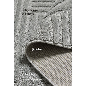 Modern Desen Özel Kesim Halı Salon Halısı Mutfak Halısı Yolluk Gri Halı Kolay Temizlenebilir Halı