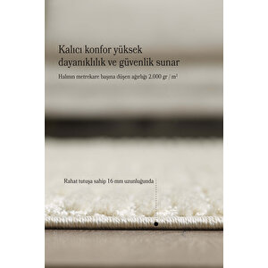 Modern Halı Özel Kesme Halı Salon Halısı Mutfak Halısı Yolluk Kolay Temizlenebilir Halı Krem Halı