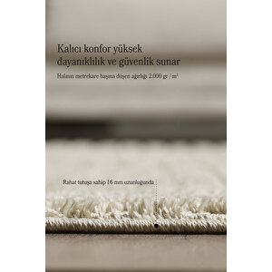 Modern Desen Özel Kesim Halı Salon Halısı Mutfak Halısı Yolluk Bej Halı Kolay Temizlenebilir Halı