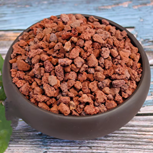 Akvaryum Taşı 13 Kg 10-15 Mm Akvaryum Pomzası Teraryum Taşı Kırmızı Pomza Lav Taşı Volkanik Cüruf